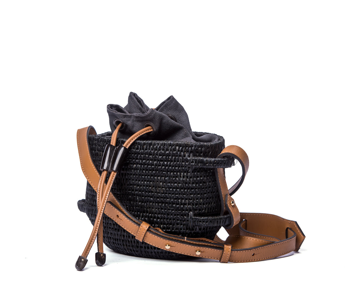 Thembi Handwoven Lutindzi Basket Bag