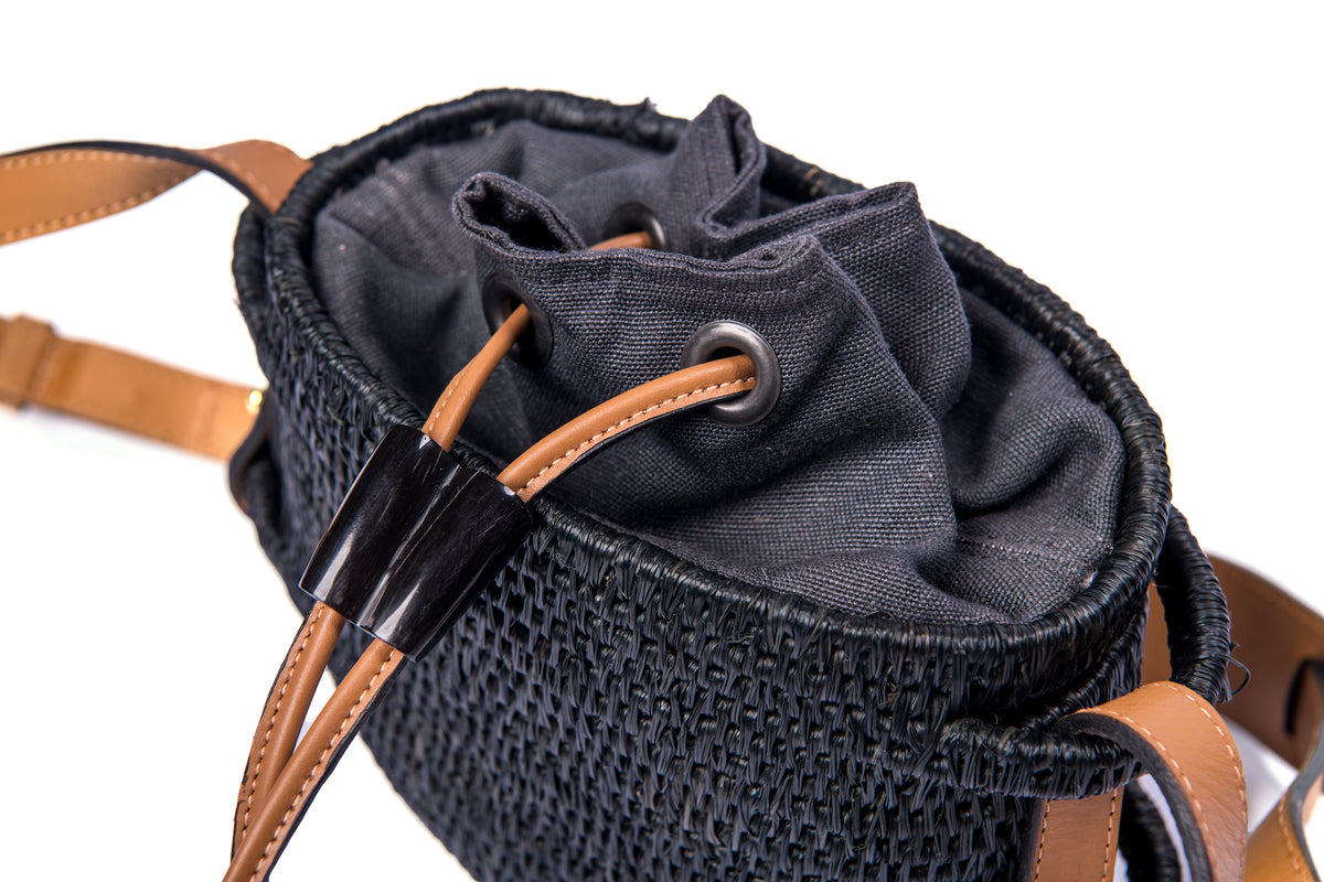 Thembi Handwoven Lutindzi Basket Bag