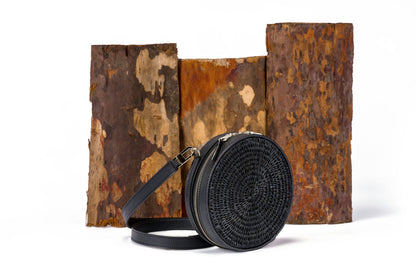 Sindi Handwoven Circular Crossbody Bag